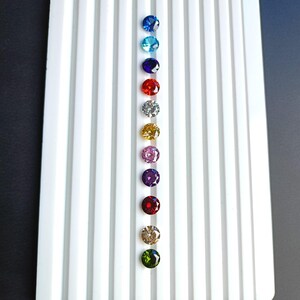 Orecchini A Cerchio Huggie In Argento 925 Con Zirconia Cubica - Diametro 15 Mm, Set Da 2 Paia, Regalo Per Lei