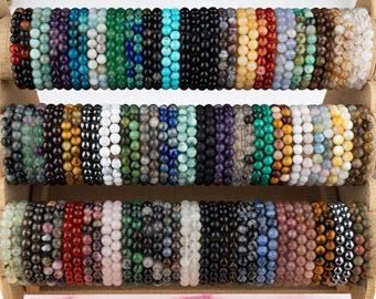 AAA + Qualität handgemachte Perlen Armbänder | Heilendes Kristallarmband Bunte Frauen Schmuck, Einzigartige Geschenkideen, Boho Mode Accessoires