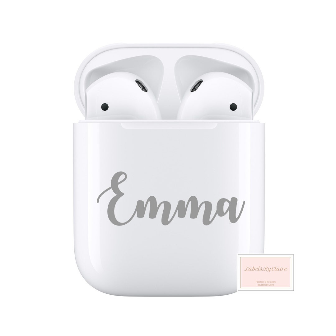 Personalised Airpod Case Name Decal Sticker Vinyl Etsy UK