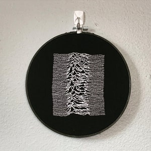 Joy Division - Unknown Pleasures Album Embroidery