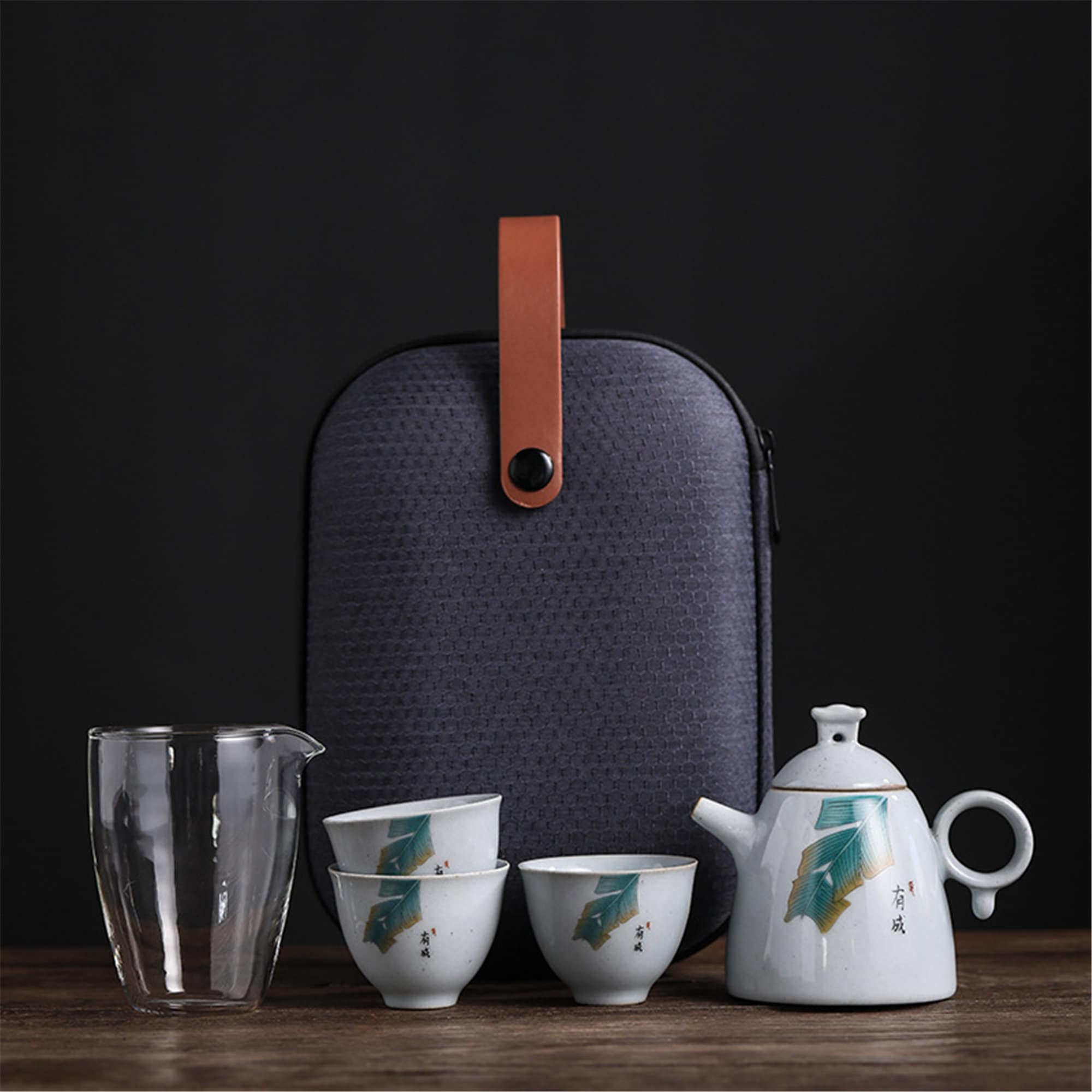 tritan travel tea set