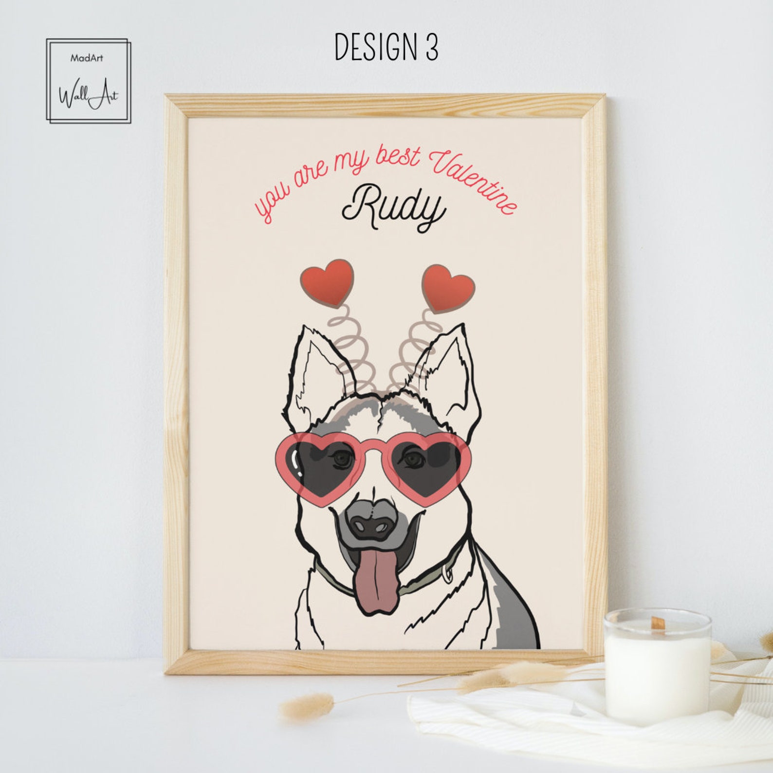 Custom Pet Portrait Line Art Pet Portrait One Line Drawing Personalized ...