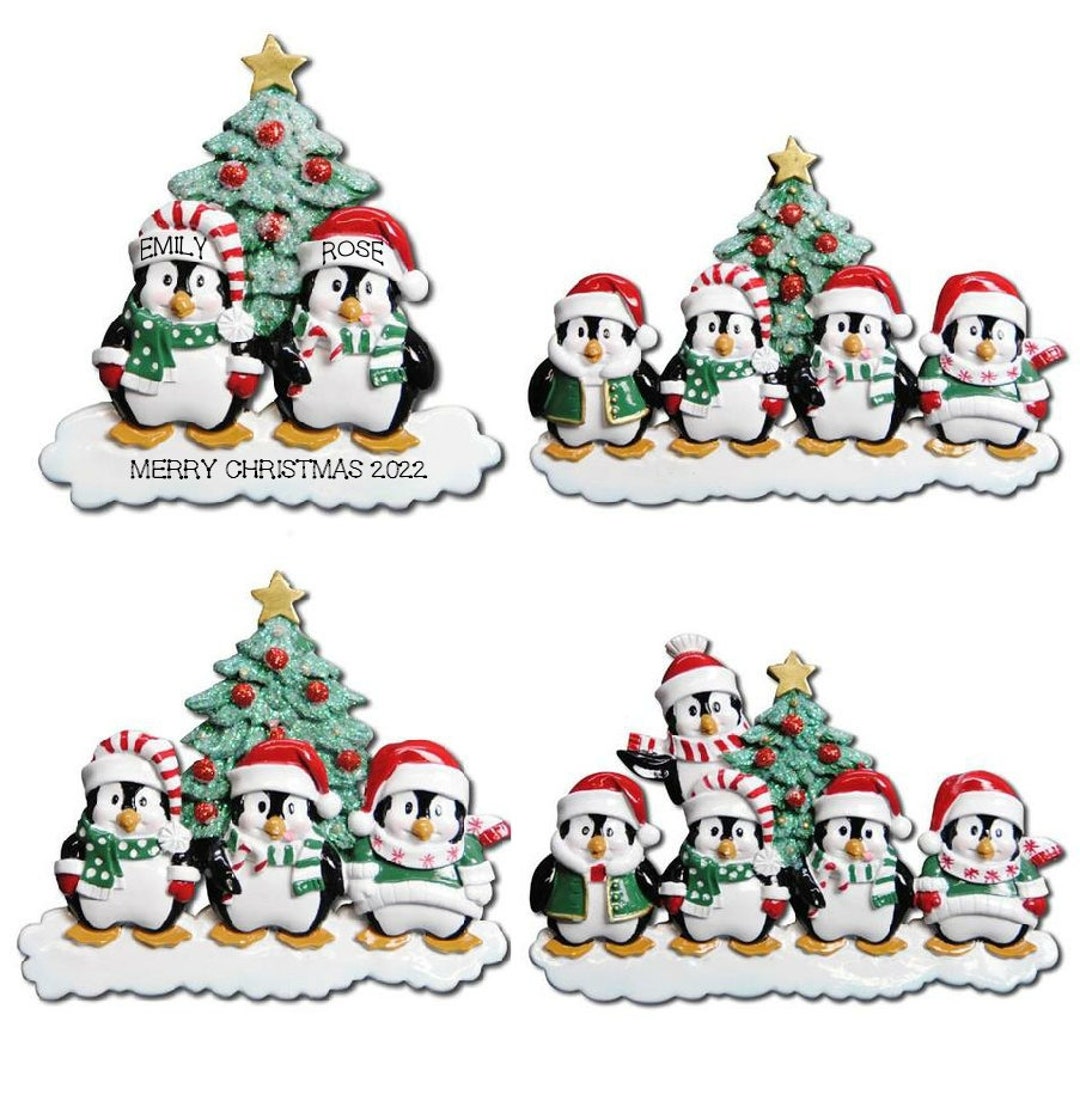 Personalised Family Christmas Xmas Tree Decoration Ornament - Etsy UK