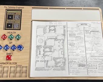 2D6 Dungeon - The CLASSIC Game Board - Left-y and Right-y Versions