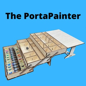 Portable Miniature Paint Toolbox - Citadel Reaper Vallejo Army Painter - Free Shipping!