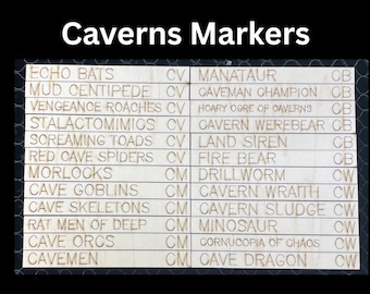 Marcadores de criaturas de 4AD