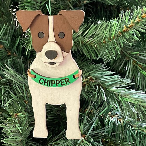 Jack Russell Terrier Ornament Personalized Dog Memorial Gift Etsy