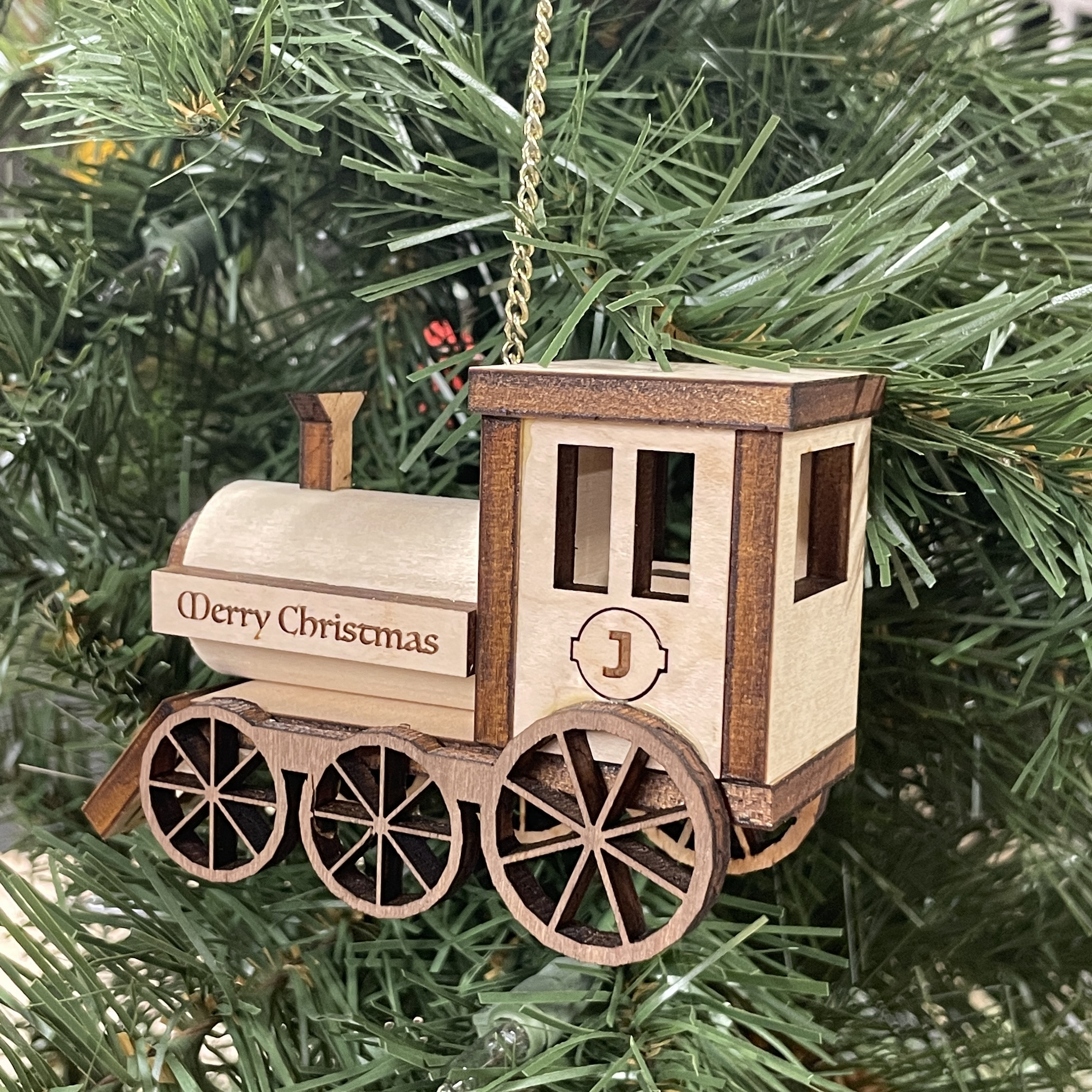 Toy Train Shop Ornament