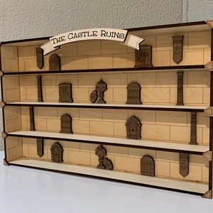The Castle Ruins - Miniature Display - 18&quot; x 11&quot;