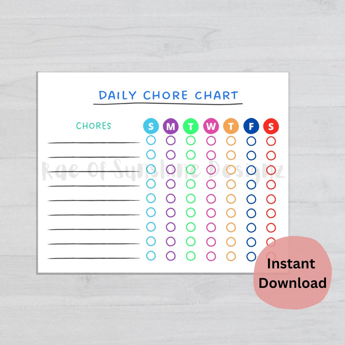 Tabla De Tareas Imprimible Para Niños Con Imágenes, Tabla De Rutinas