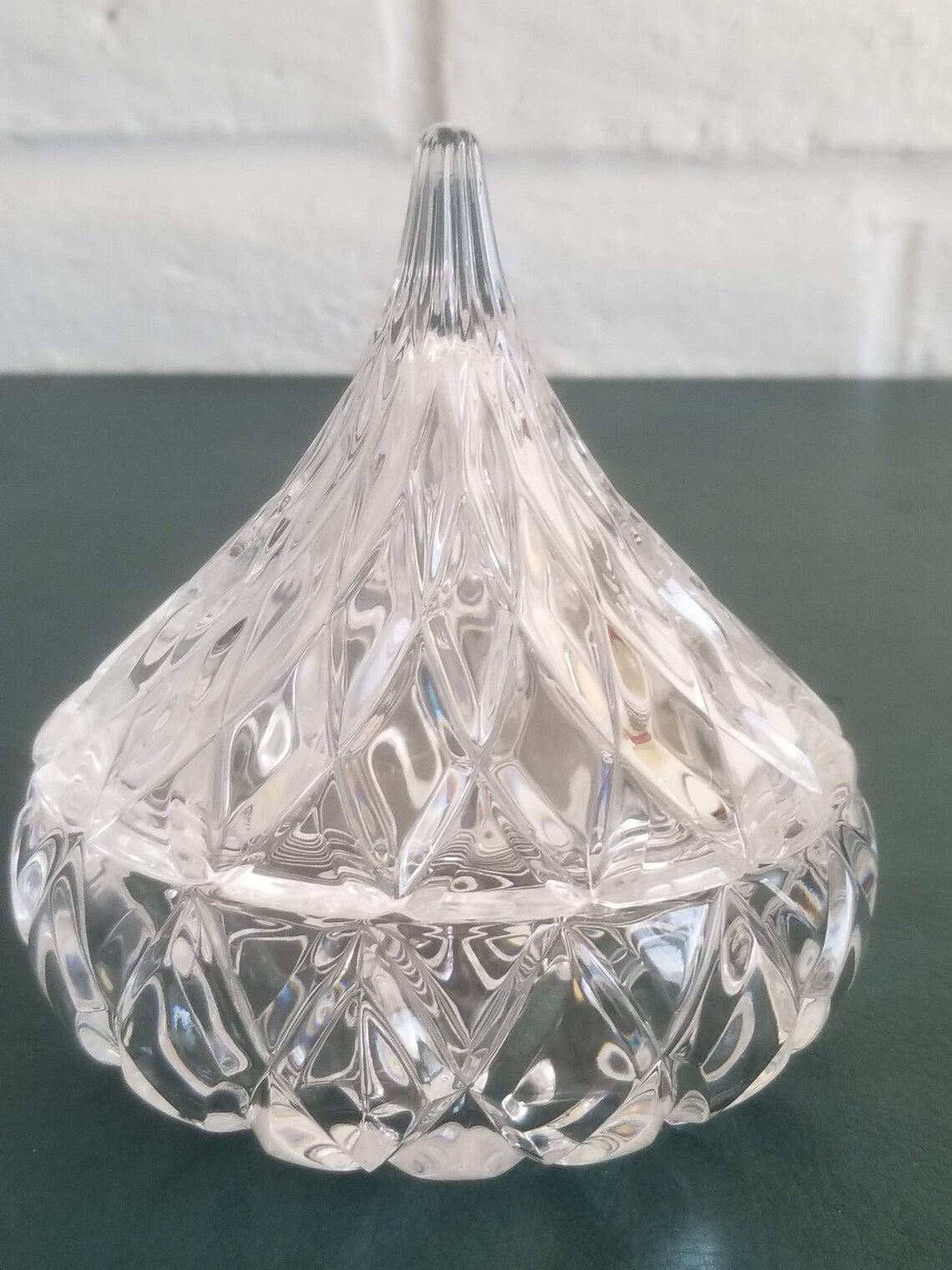 Candy Dish Crystal Hershey's Kiss Etsy