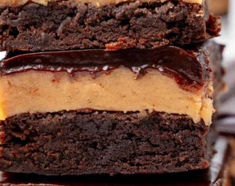Peanut Butter Buckeye Brownies