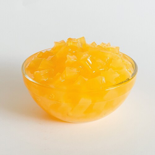 Mango Stars Coconut Jelly Toppings for Bubble Tea and Boba Etsy Canada