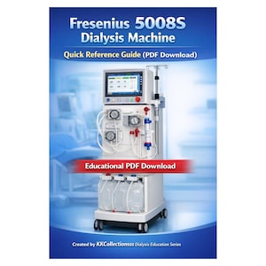 Fresenius 5008S Quick Reference Guide PDF | Dialysis Machine Study Guide for Technicians
