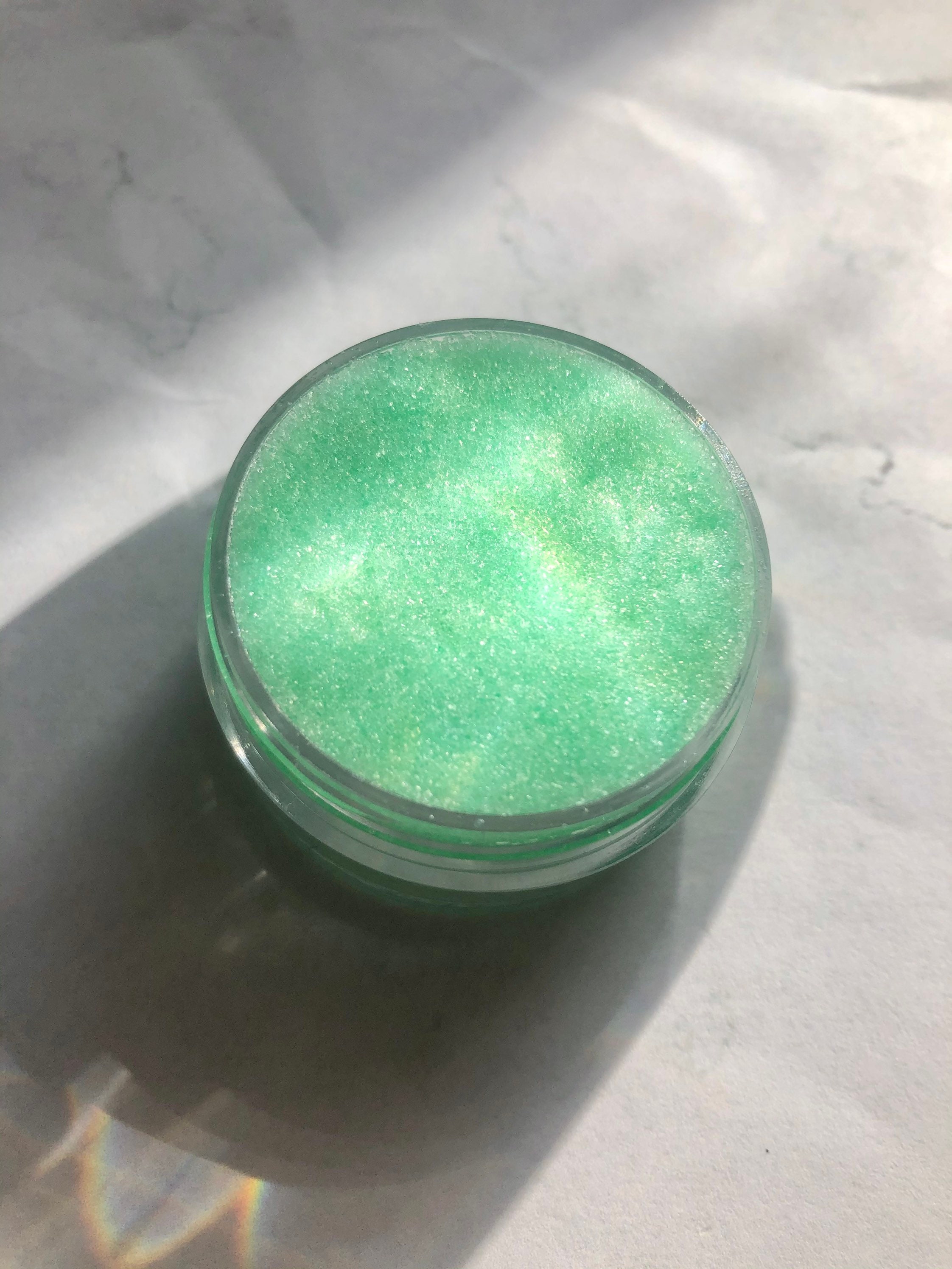 Exfoliating Green Apple lip scrub Etsy