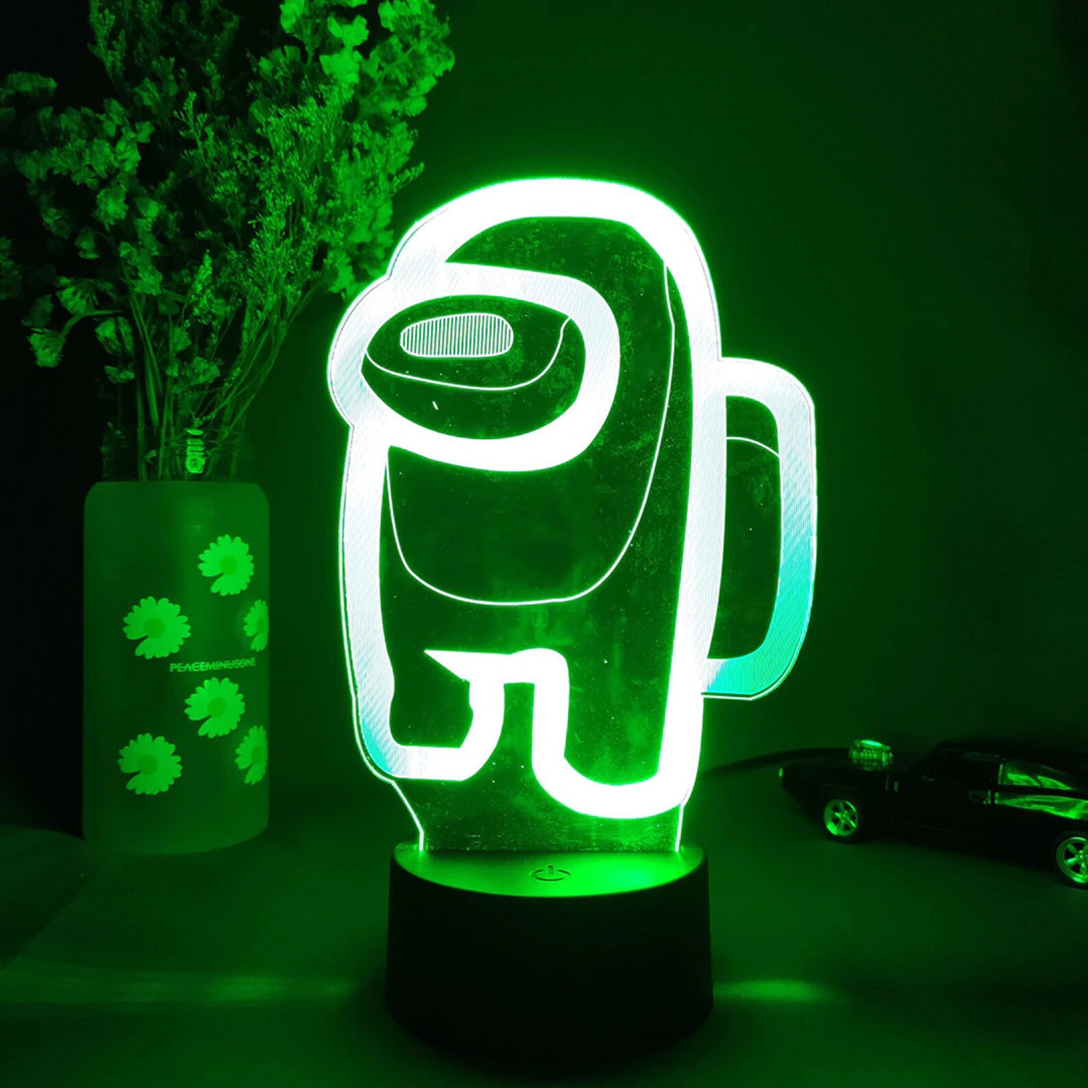 LED 3d Light Lamp Game Among Us Light for Bedroom Led Lamp Etsy