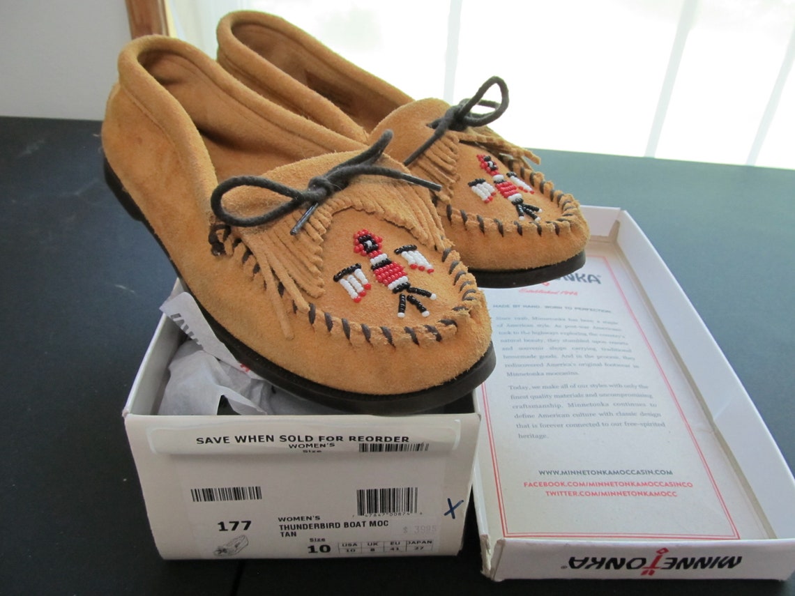 minnetonka thunderbird moccasins clearance
