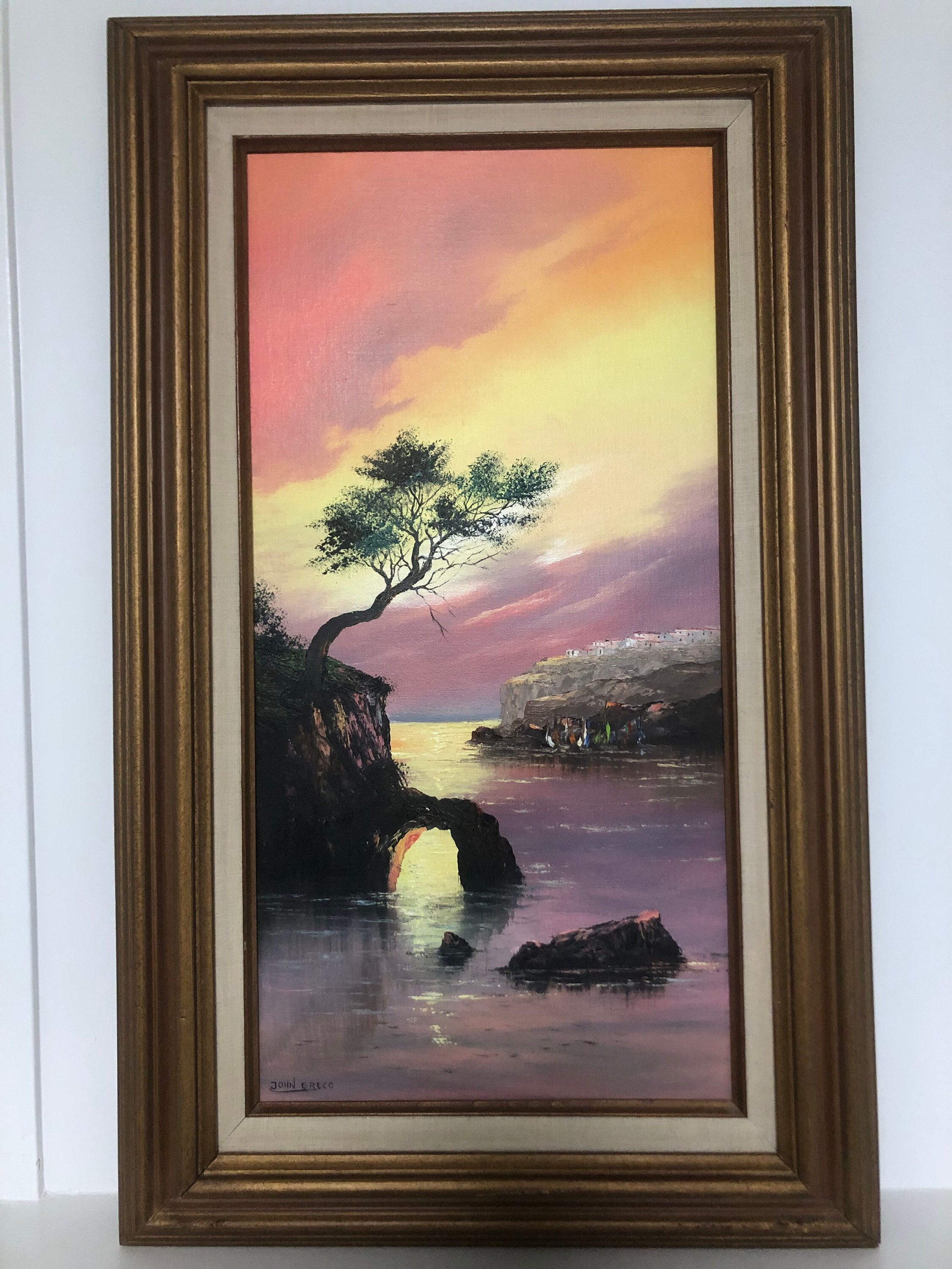 John  Greco 作　絵画　カナダ John Greco painting on wood | eBay