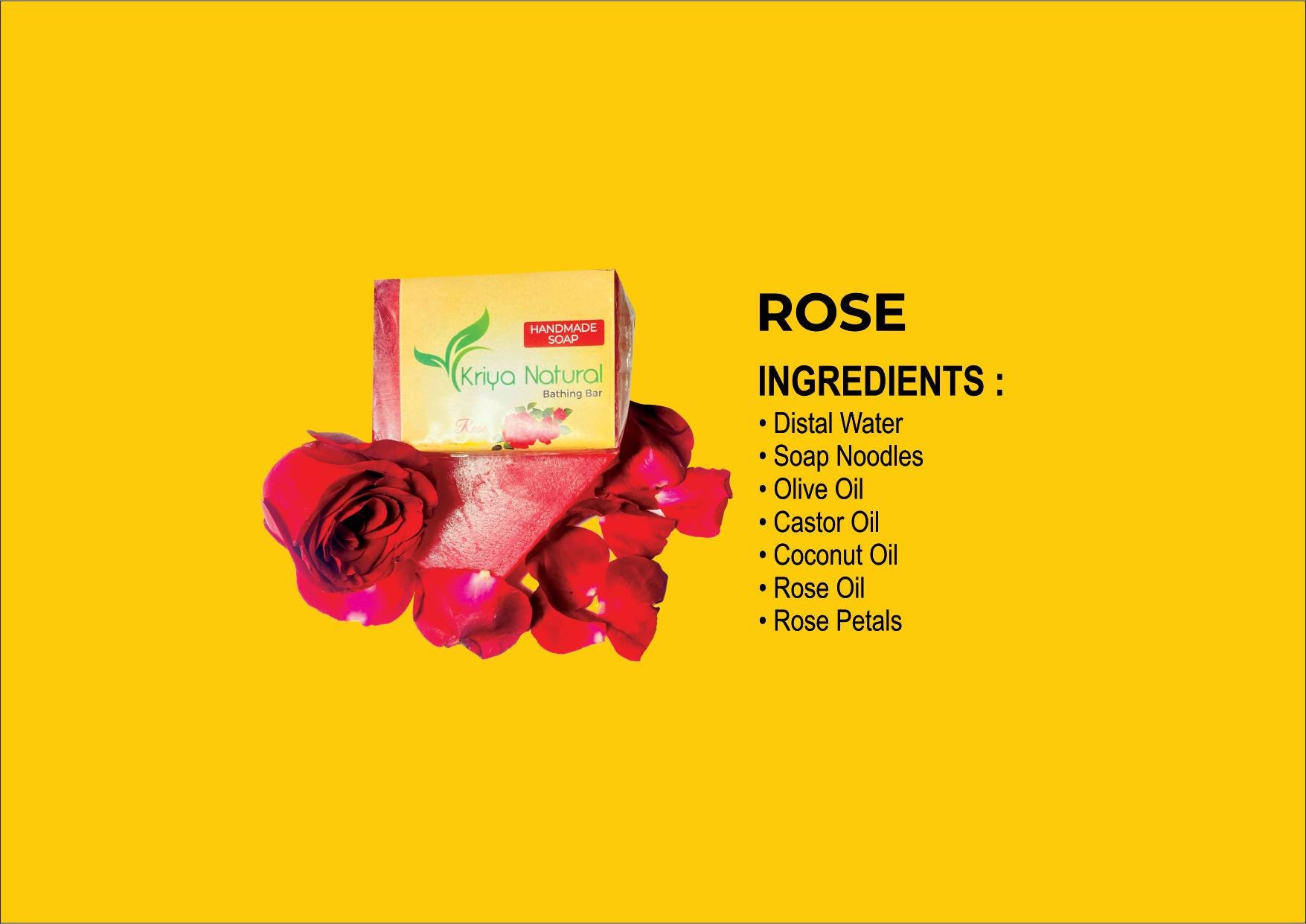 Handmade Rose Soap Pack of 1 x 3.52 Oz Etsy