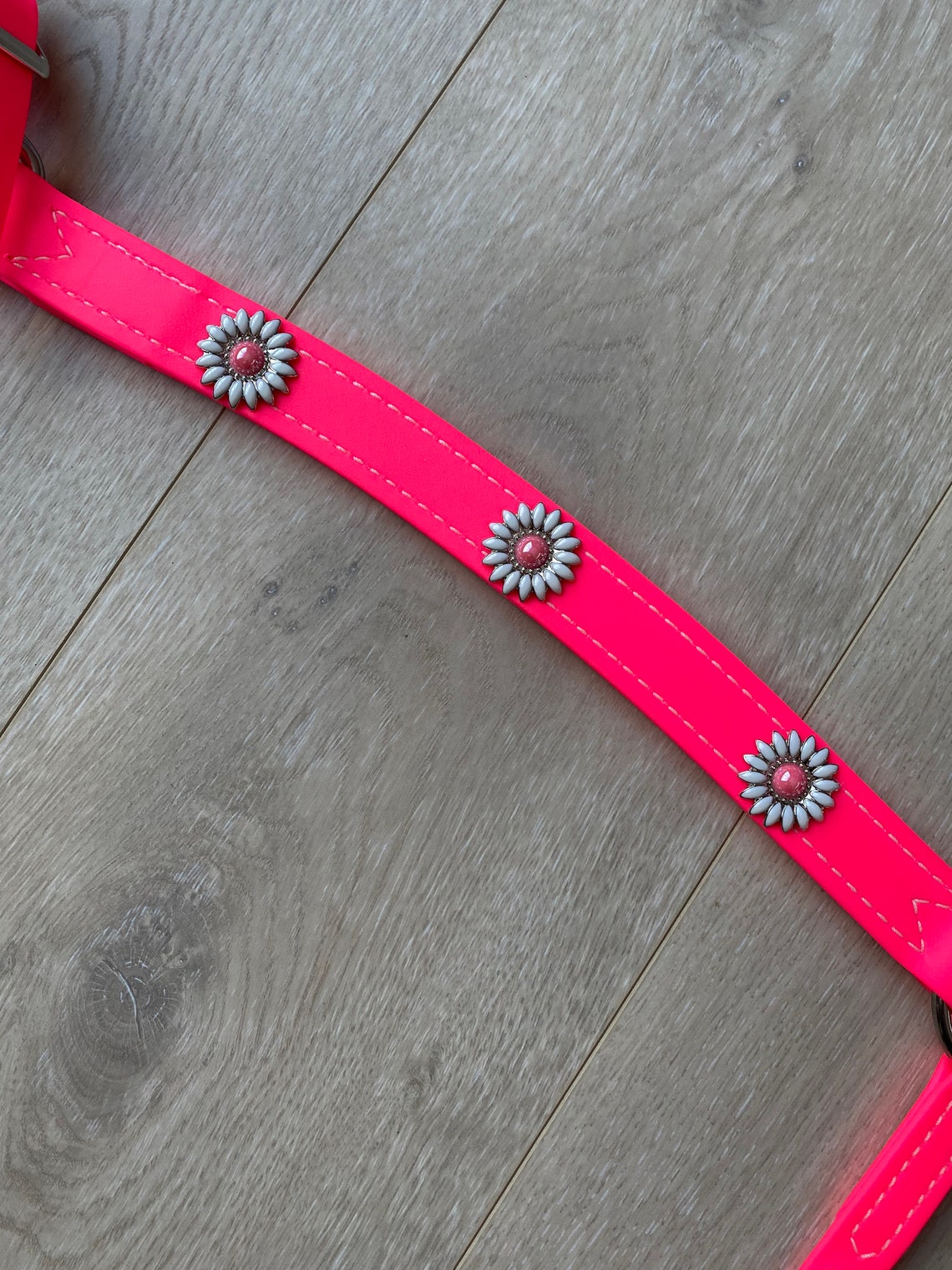 Hot Pink Biothane Horse Tack Set The Daisy Tack Set western Etsy