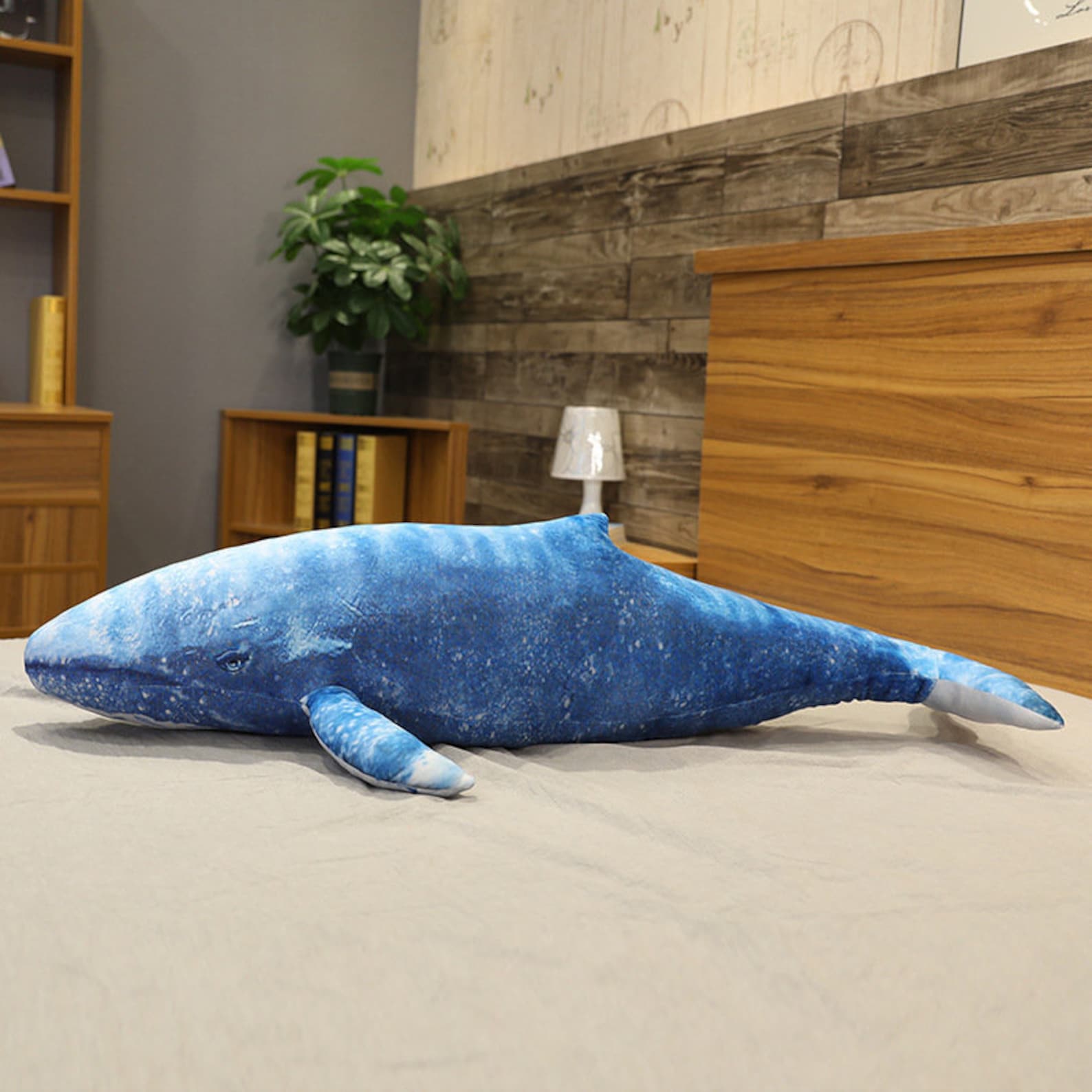 Blue Whale Pillow Toy Blue Whale Body Pillow Blue Whale Plush Etsy