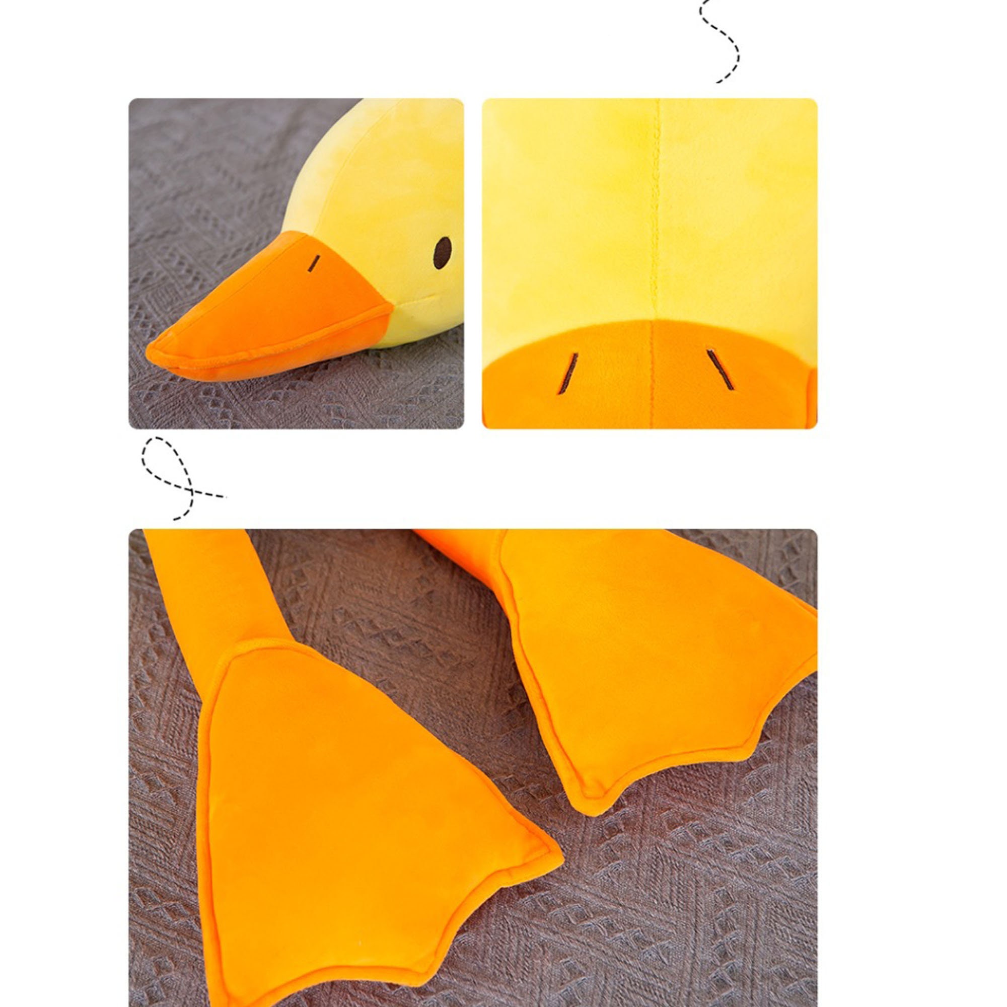 Duck Pillow Toy Duck Body Pillow Duck Plush Pillow Duck Etsy