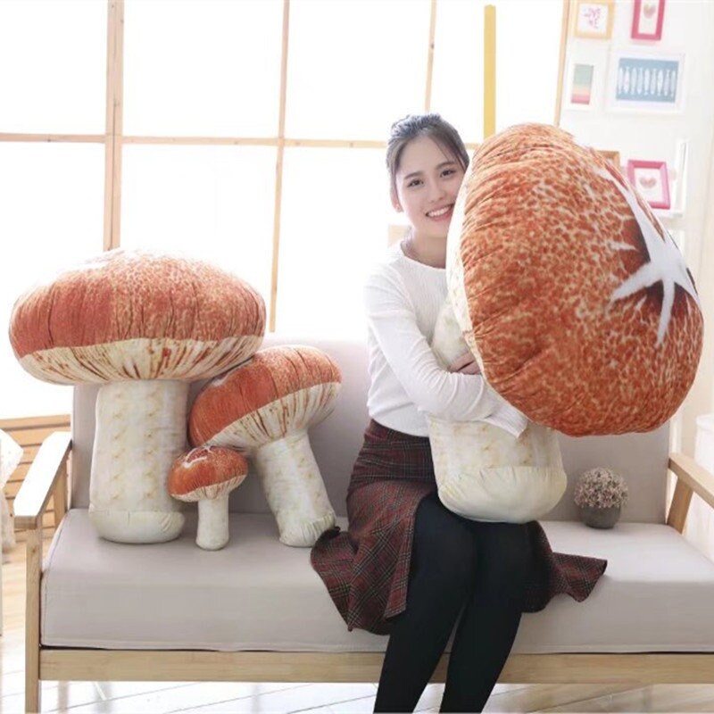 Mushroom Pillow Toy Mushroom Body Pillow Mushroom Plush Pillow Etsy