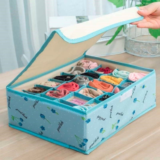 Multigrid Panties Organizer Washable Wardrobe Storage Case Etsy