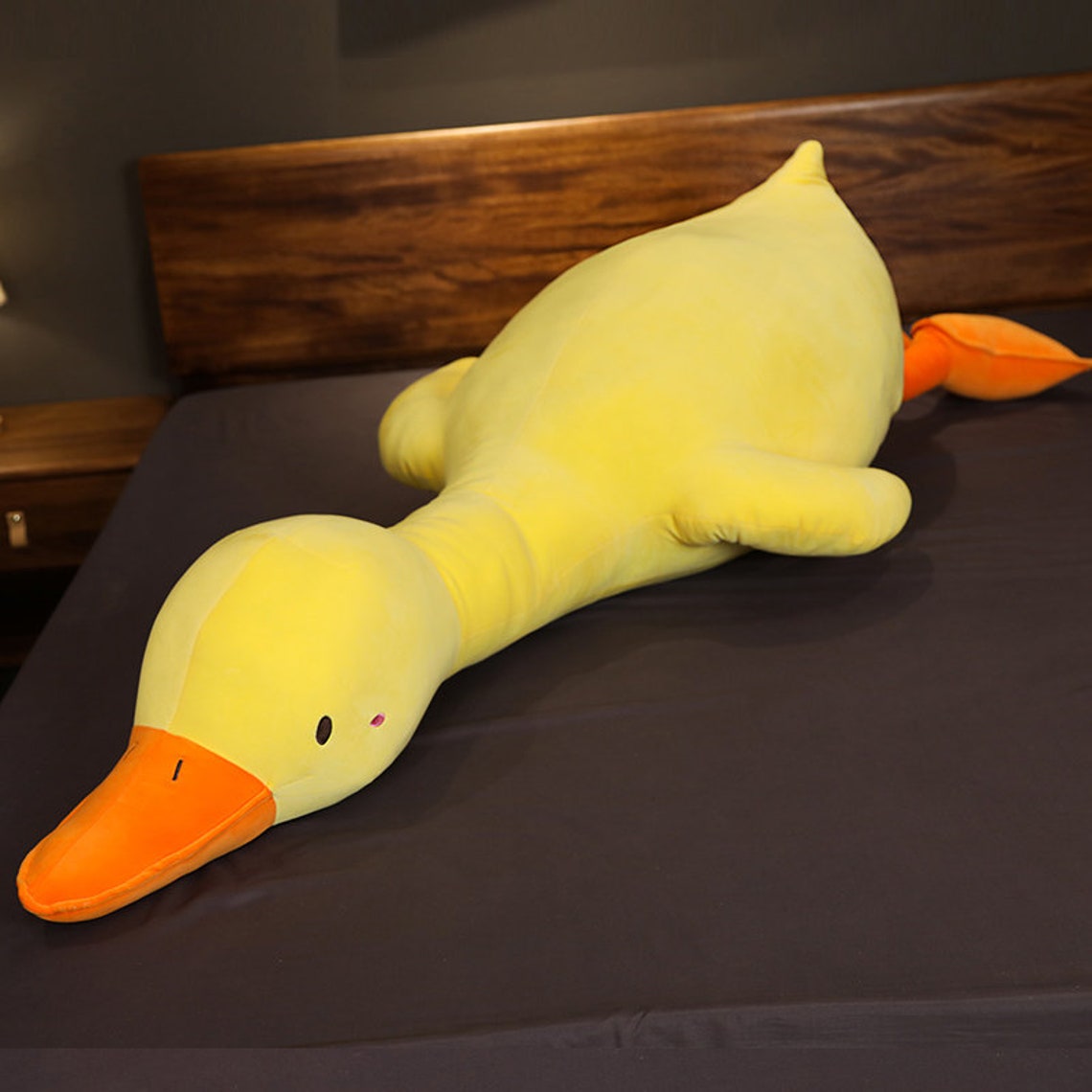 Duck Pillow Toy Duck Body Pillow Duck Plush Pillow Duck Etsy