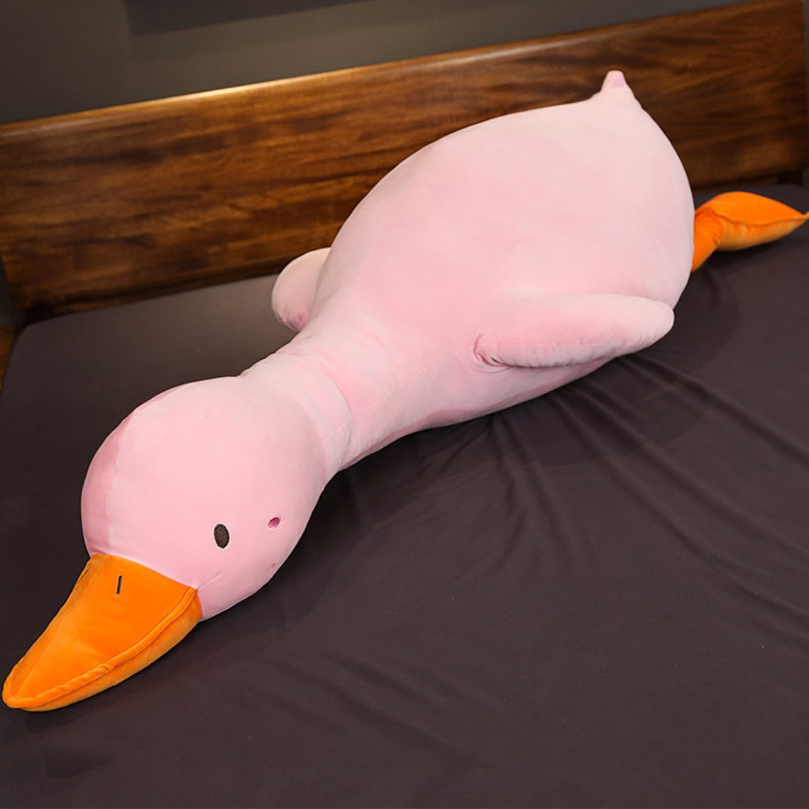 Duck Pillow Toy Duck Body Pillow Duck Plush Pillow Duck Etsy