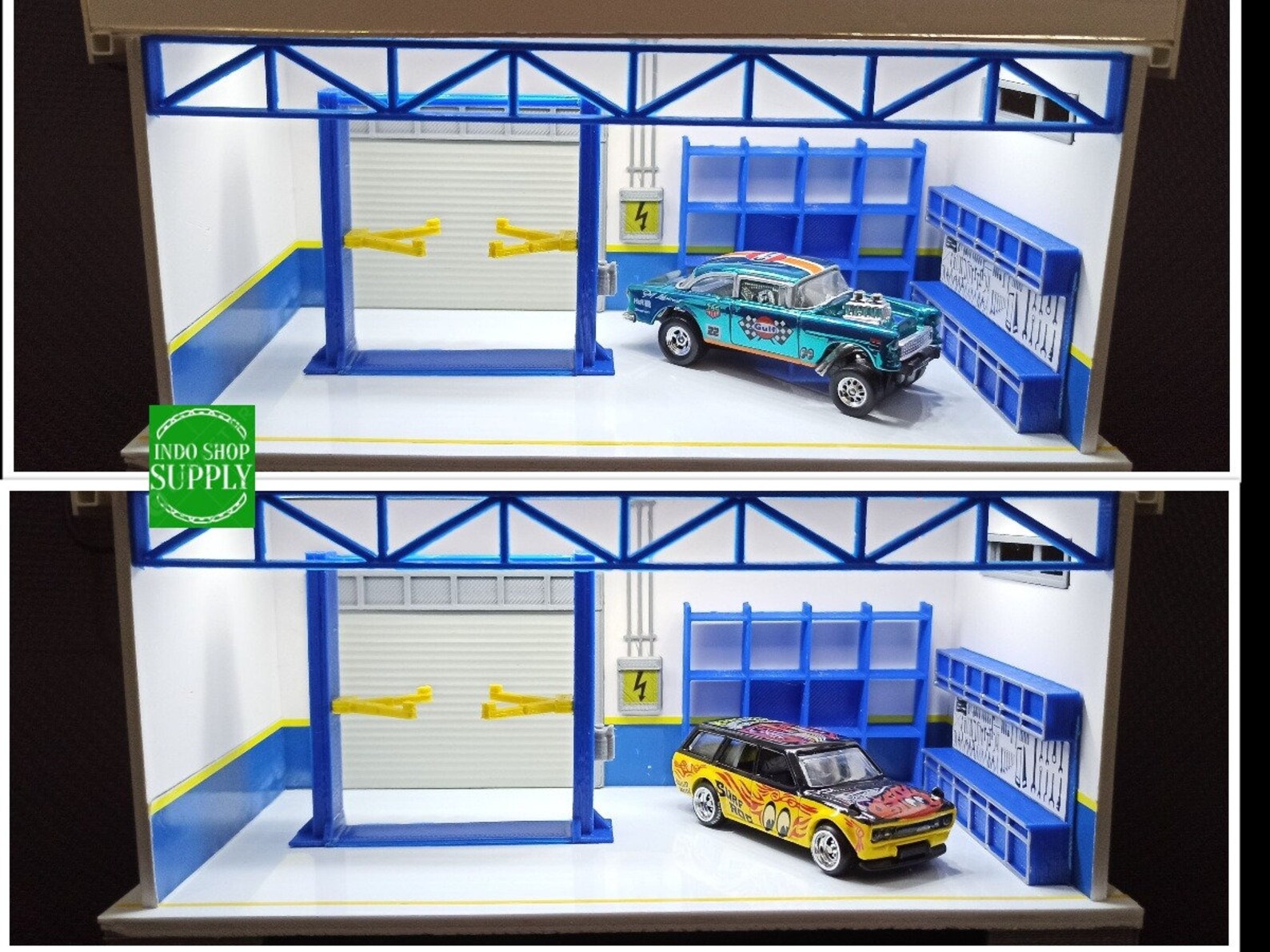 Diorama Garage Diecast 1 64 Diecast Photography Etsy