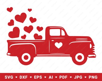 Free Free Free Svg Truck With Hearts 72 SVG PNG EPS DXF File
