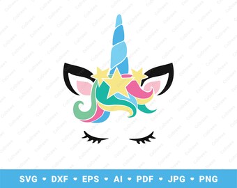 Download Unicorn Hair Svg Etsy