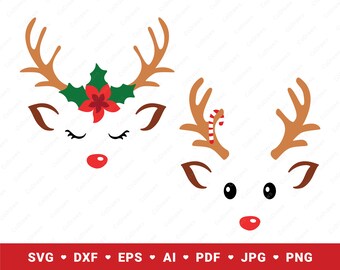 Download Reindeer Svg Etsy