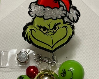 Grinch Badge Reel