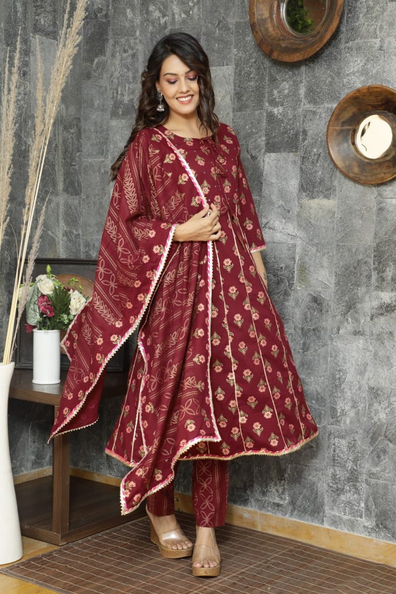 flared anarkali kurti