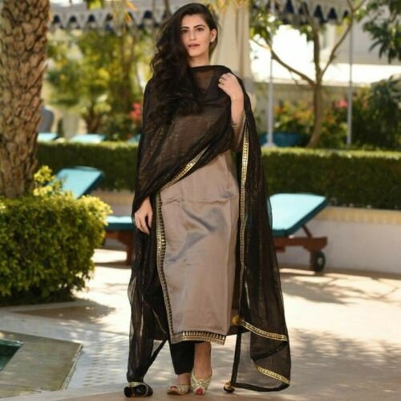 Women Pakistani Slawar Kameez Dupatta Designer Palazzo Kurta | Etsy