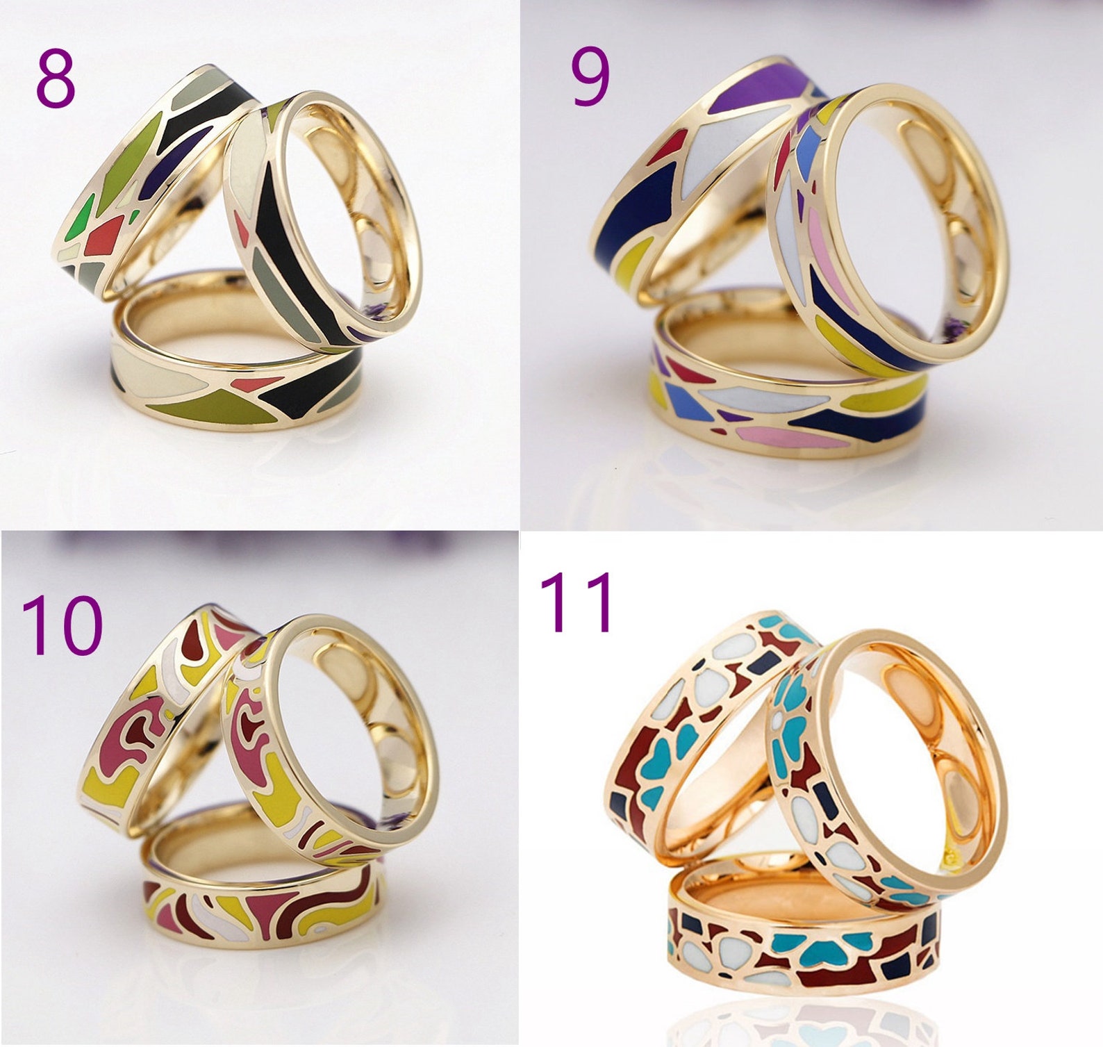 Enamel Scarf Ringscarf Ring Vintage Style Pin Scarf Buckle Etsy