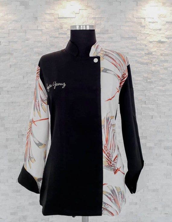 patterned chef jackets