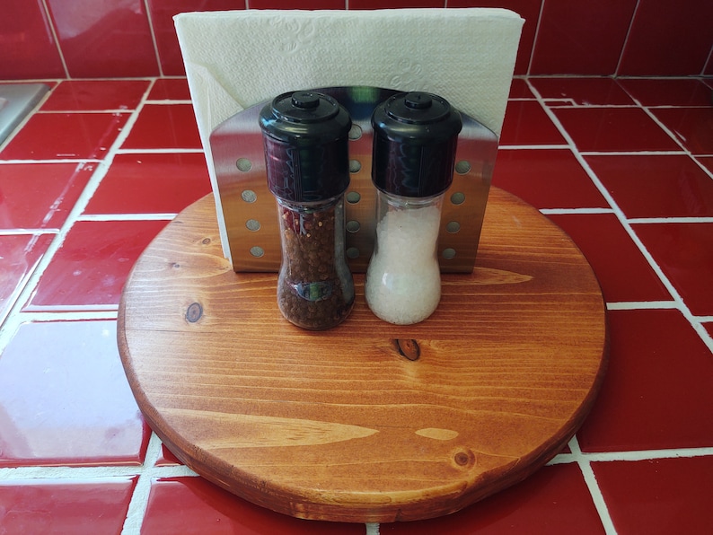 Low Profile Lazy Susan, Lazy Susan, Turn Table, Wood Lazy Susan, Wood