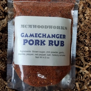 Pork rub, spice rub, meat seasoning