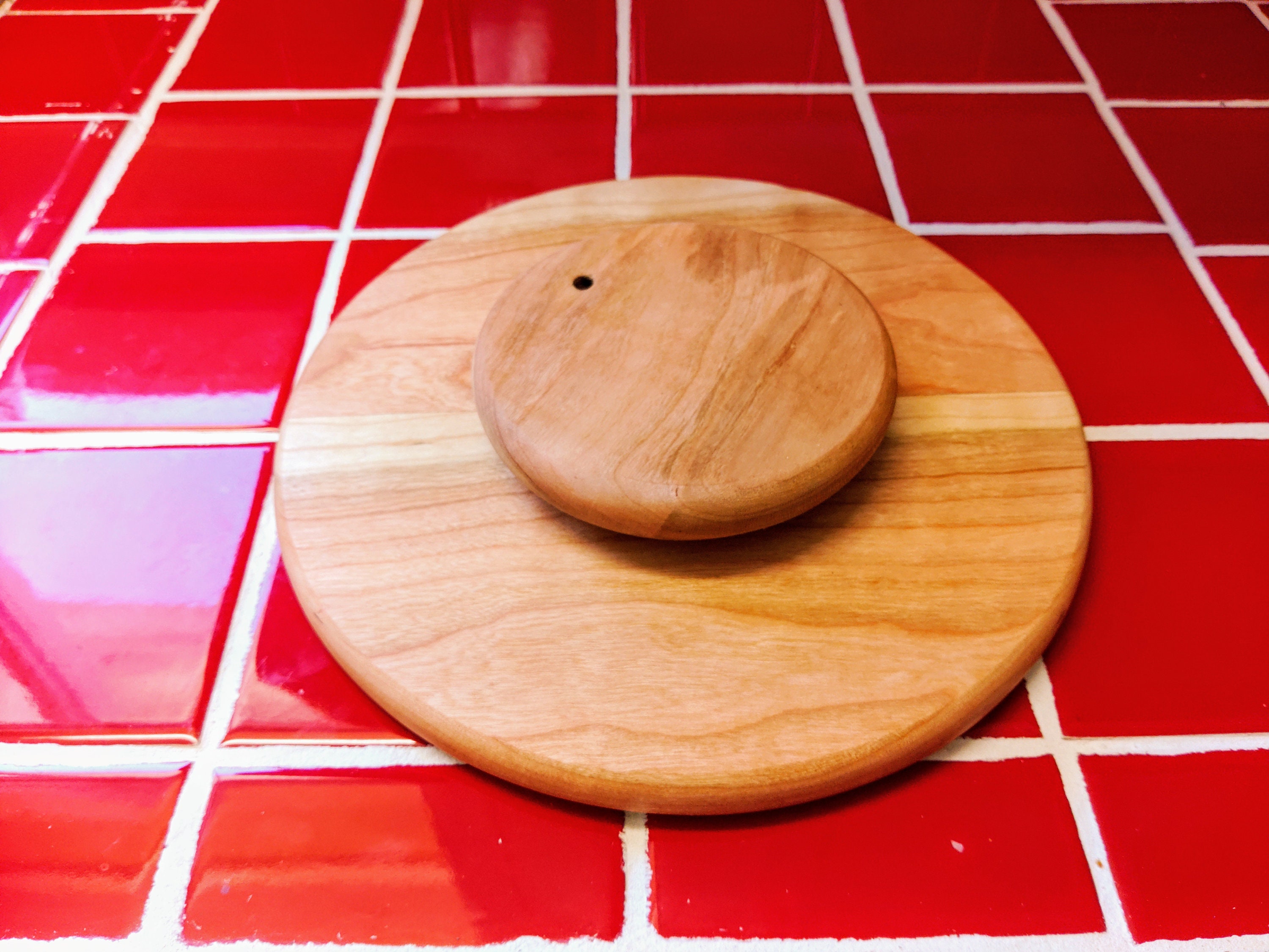 Cherry Lazy Susan Lazy Susan Made From Cherry Cherry Etsy