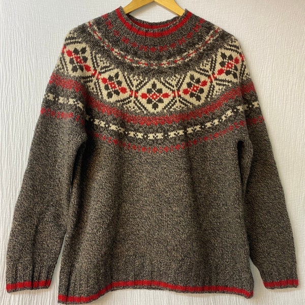 Fair Isle Jumper - Etsy UK