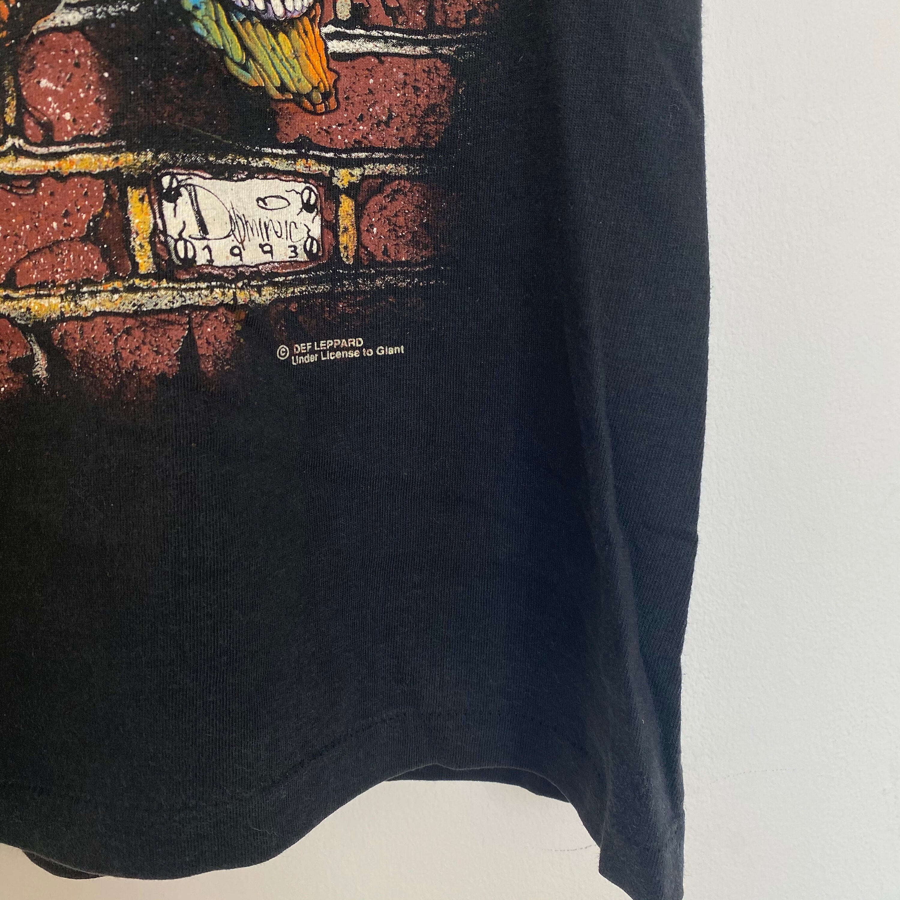 RARE Vintage 90s Def Leppard 1993 Tour Giant Single Stitch T RARE Vintage 90s Def Leppard 1993 Tour Giant Single Stitch T