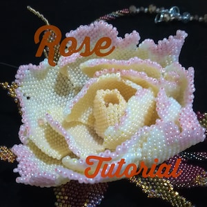 PDF Tutorial for making rose Gloria Dei. Instructions + Patterns + Photos. Computer graphics. The level of complexity is high.