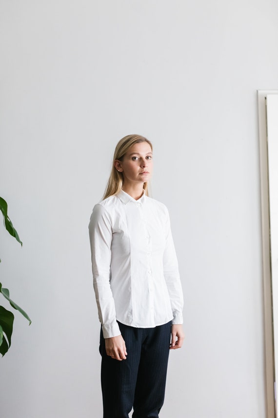 PERFECT WHITE SHIRT Vintage white Burberry London