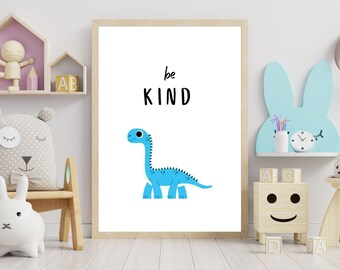 Dinosaur art prints, Instant download, Nursery prints, T Rex, kids Dinosaur Prints