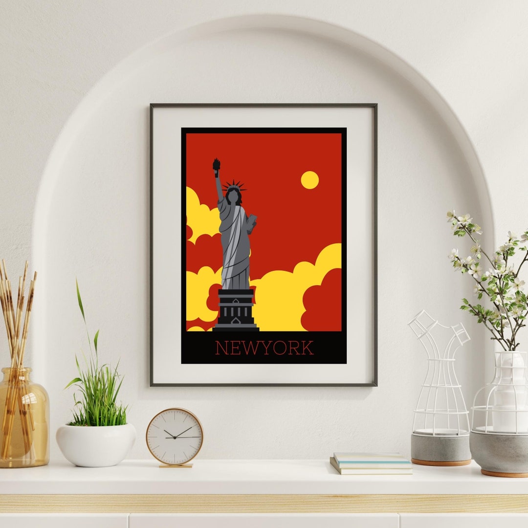 New York Print New York City Wall Art Wall Art Poster - Etsy