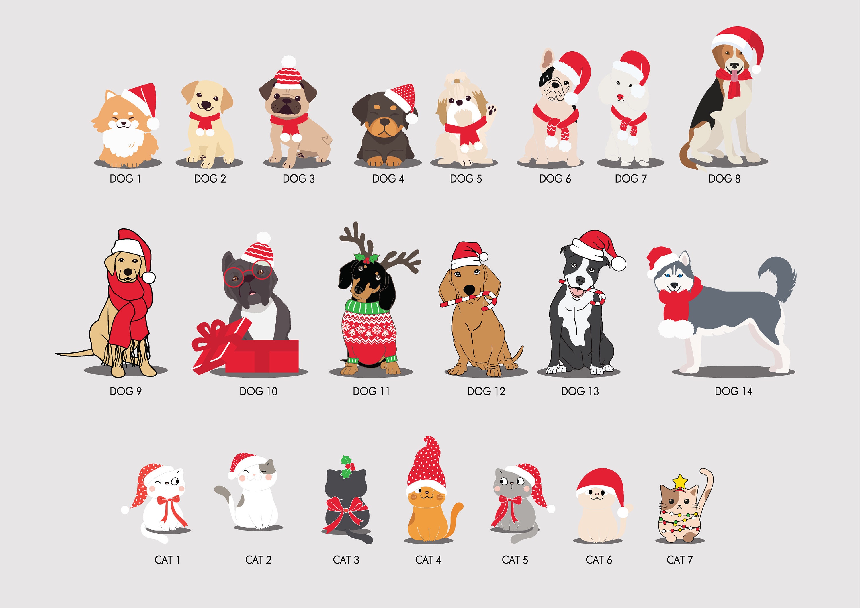 Personalized Christmas Cards Custom Family Pet Portraits Christmas family-christmas-cards-personalized-christmas-cards-xmas-cards-new