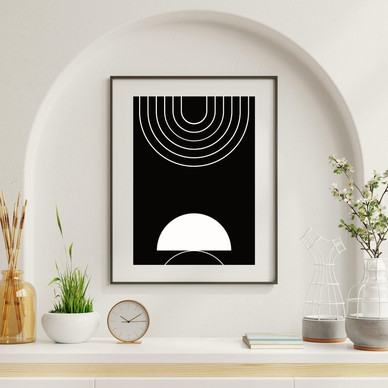 Minimalist Line Art Set of 6 Prints Digital Art Wall Art Etsy